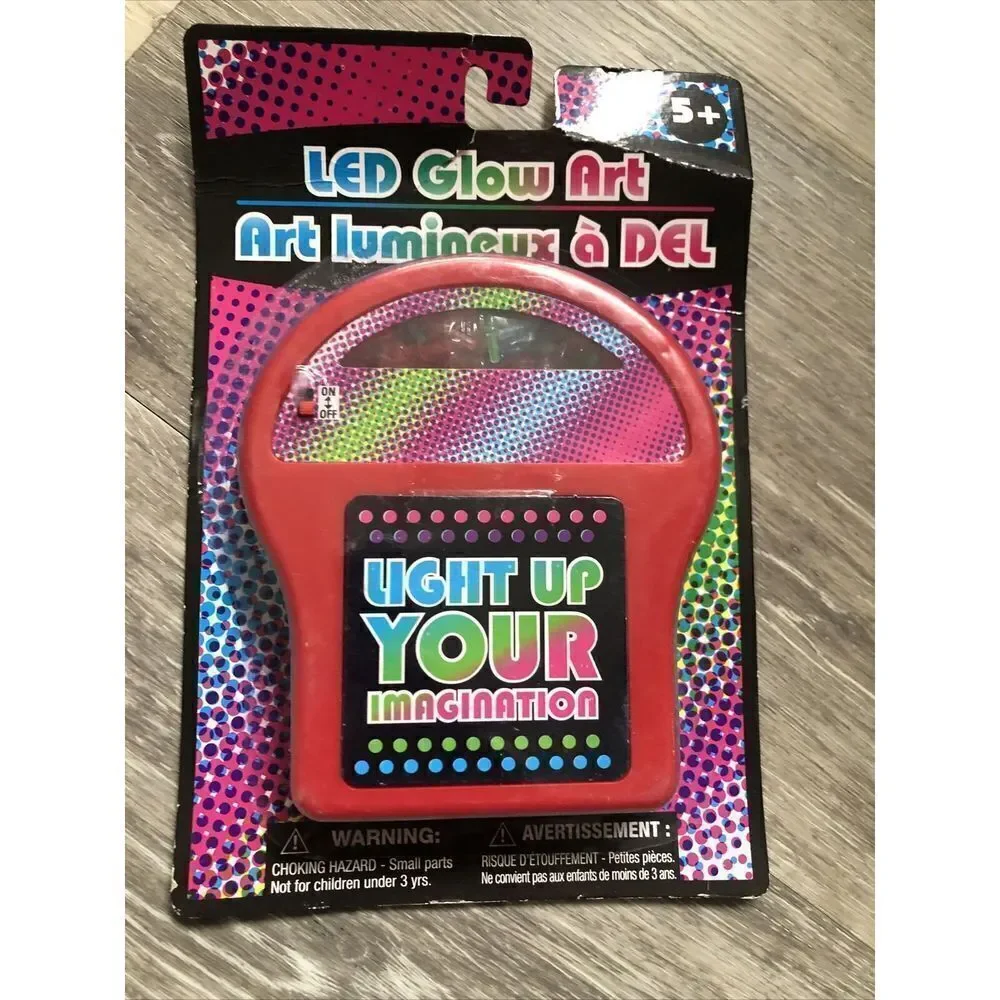 LED Glow Art Light up your imagination Ages 5+. Please Read